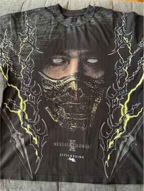 Civil Regime Scorpion Regime Large NWT Mortal Kombat 2026